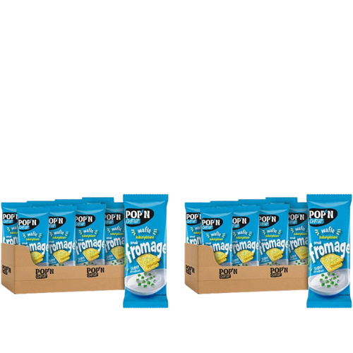 SANTE - POP`N CHRUP Wafle Kukurydziane - 2x 22g - Fromage x48